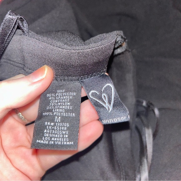 Windsor Alexia Formal High Slit Illusion Dress - Picture 5 of 7